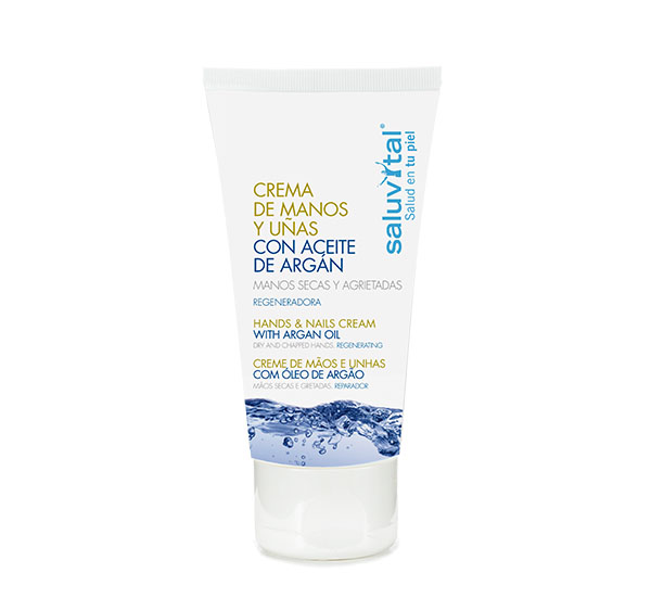 Crema de Manos y Uñas | con Aceite de Argán y Urea | Repara, Hidrata y Regenera las Manos Secas y Agrietadas | 75 ml.