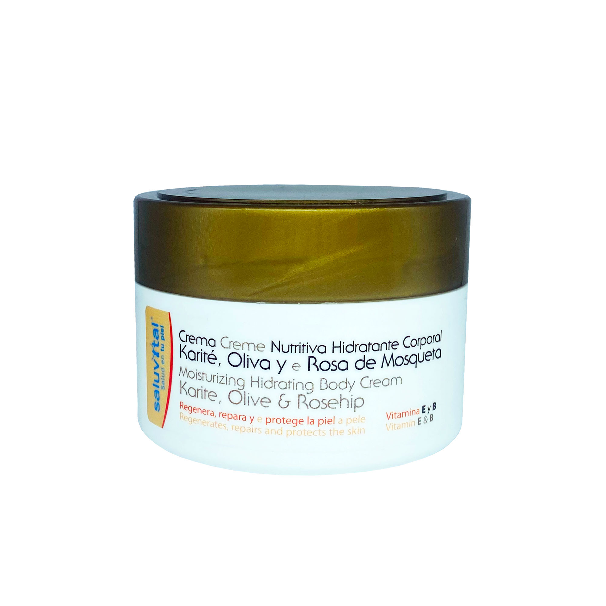 Moisturizing Hidrating Body Cream Karite, Olive & Rosehip – 200 ml.