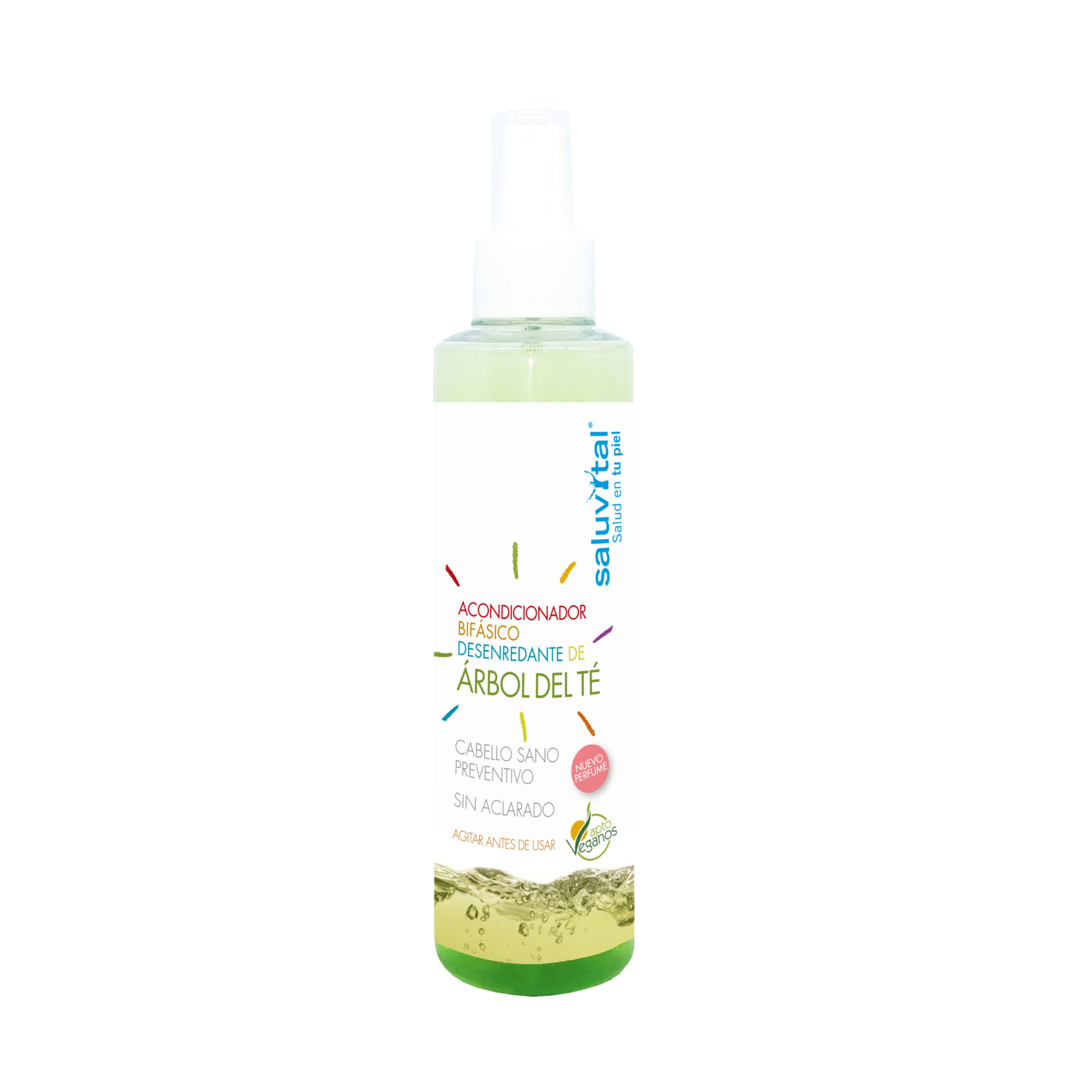 Acondicionador Bifásico Desenredante | con Aceite de Árbol de Té | Nutre y Protege | 200 ml