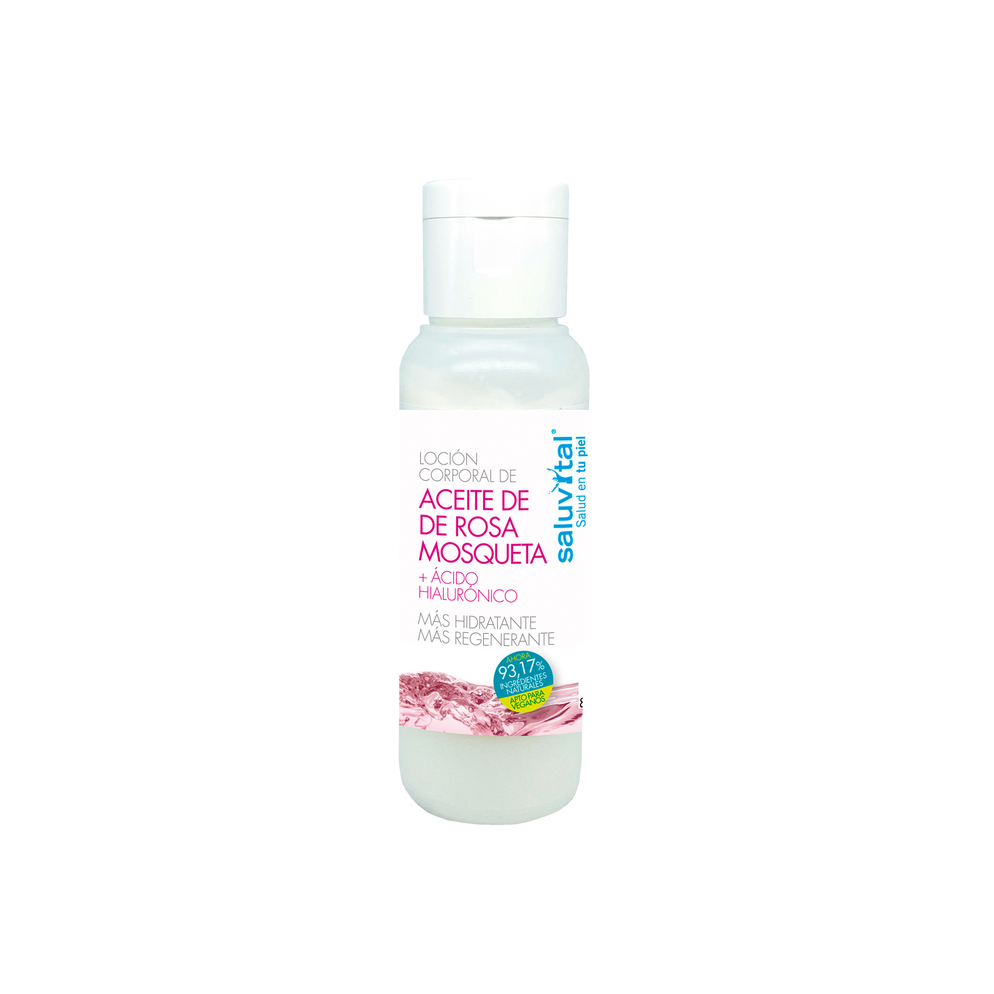 Loción Corporal | Aceite de Rosa Mosqueta + Ácido Hialurónico | Hidratante y Regenerante | 70 ml