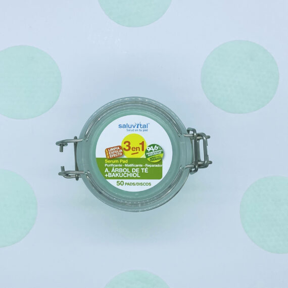 SERUM PAD ARBOL DE TE + BAKUCHIOL (discos)